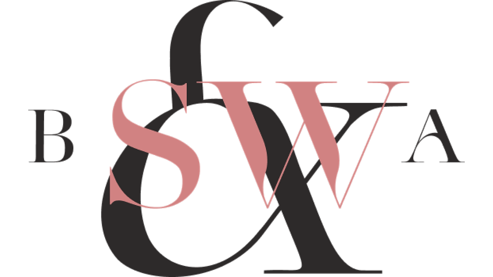 Stylized logo featuring the letters BSWA.